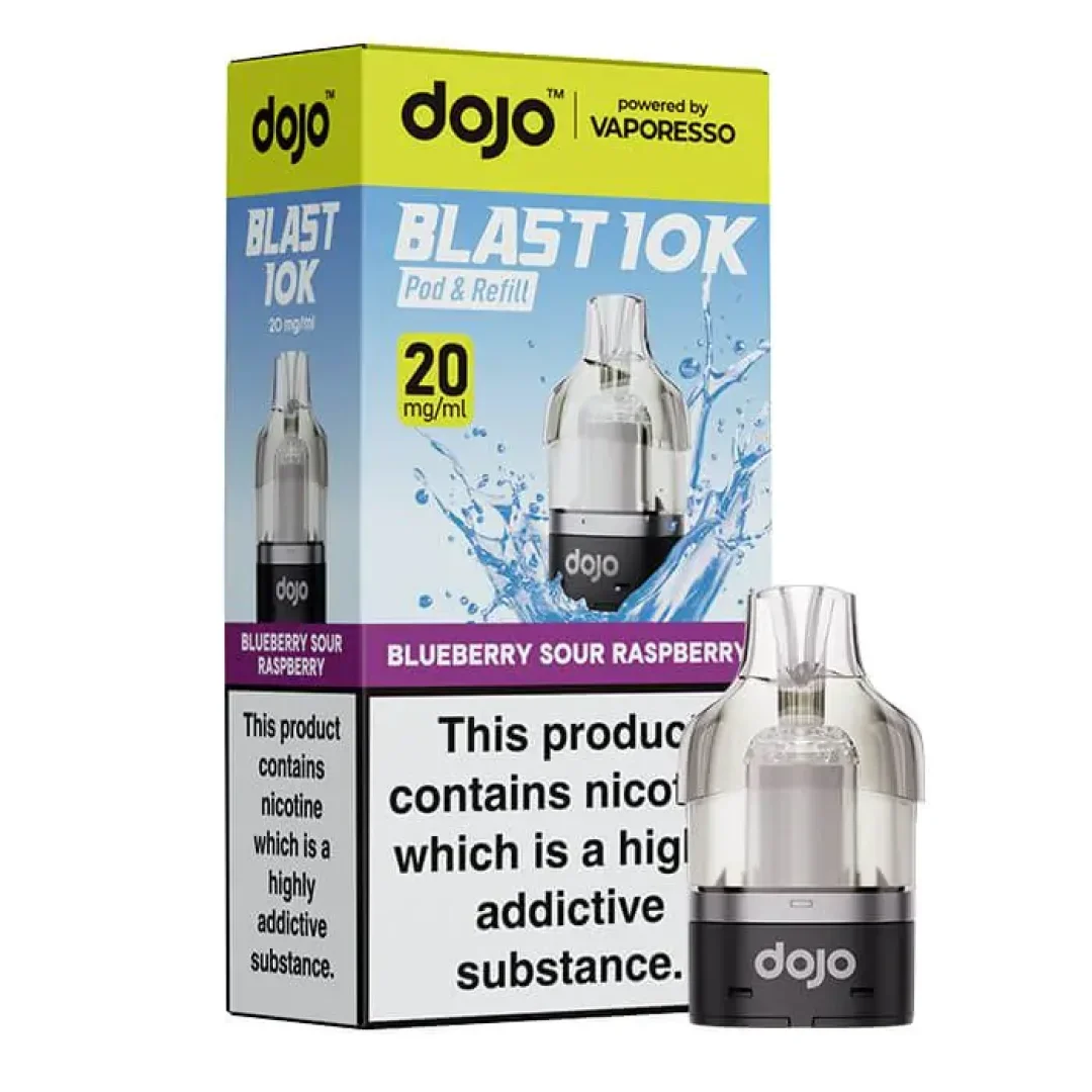 Vapooresso Dojo Blast 10K Puffs Refill Pods - £5.75