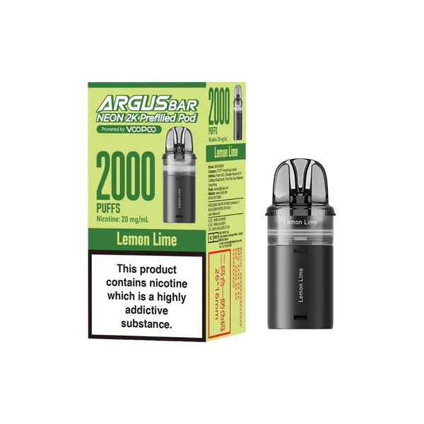 Argus Bar Neon 2k Replacement Pod | Starting From £4.39