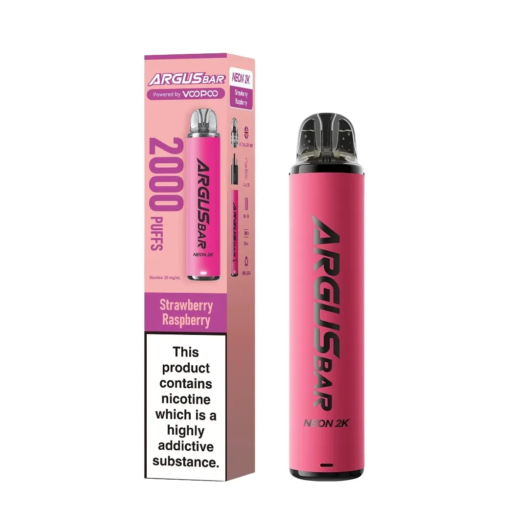VooPoo Argus Bar Neon 2K Puffs Prefilled Pod Kit - £4.79